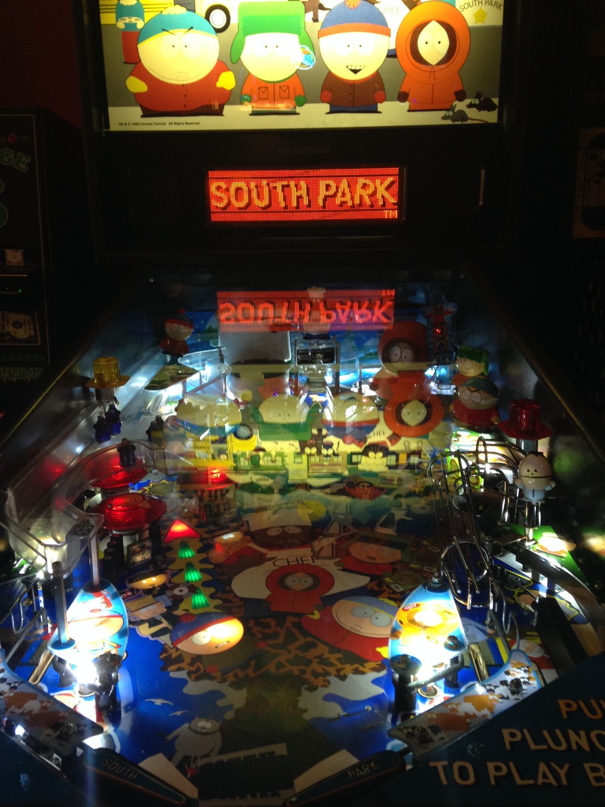 south park pinball machine rape