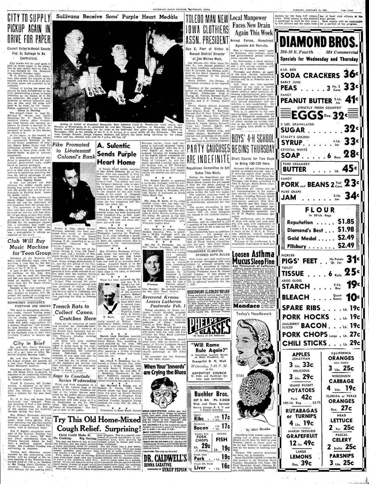 Courier Jan. 25, 1944