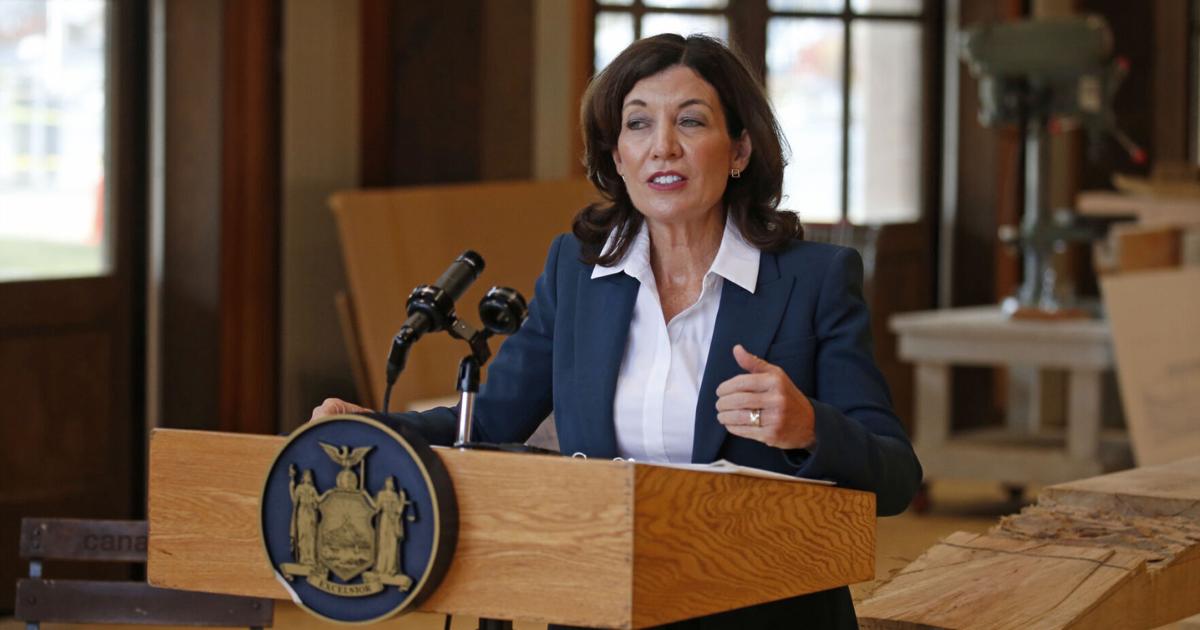 Long a #MeToo movement champion, Hochul stays largely silent on Cuomo