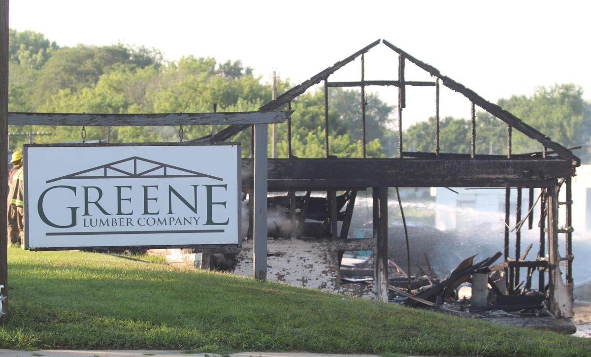 UPDATE Greene lumber company fire destroys three buildings (PHOTOS