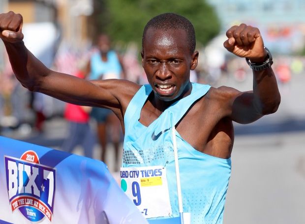 UPDATE: Leonard Korir outsprints 2-time champ Kipruto to win 39th Bix 7