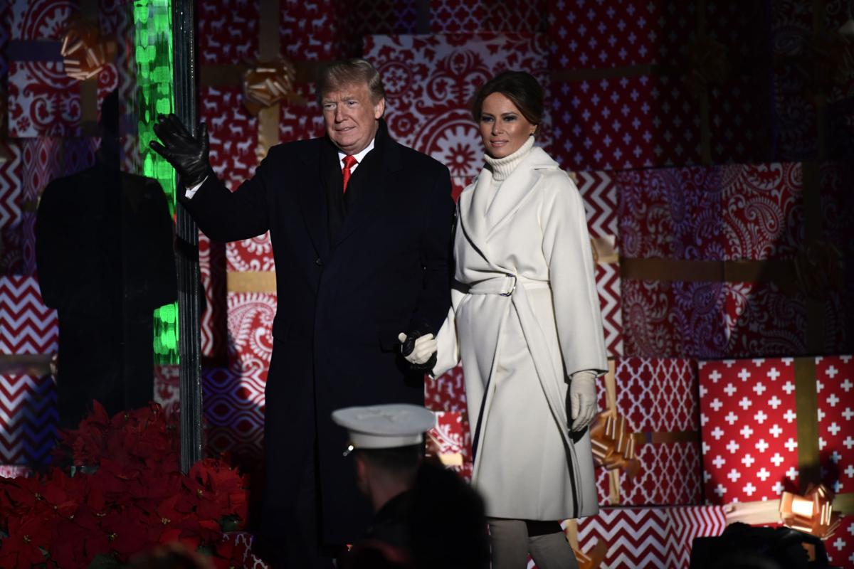 Trumps Cry At Lighting Of The National Christmas Tree 2021