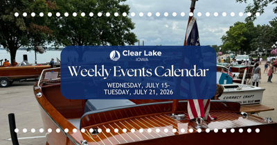 Clear Lake Events July 15-21, 2026