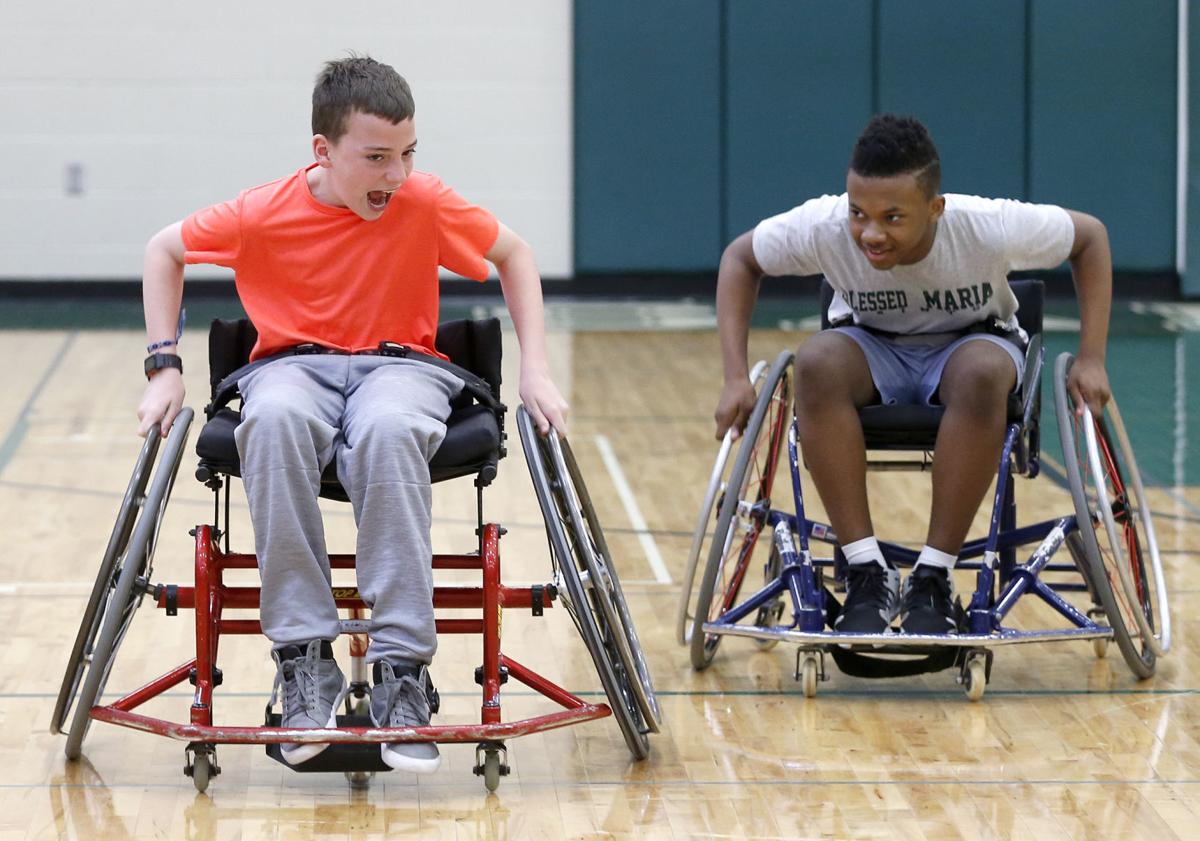 Wheelchairs help Blessed Maria students learn about disabilities