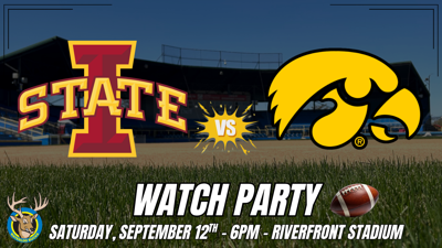 Riverfront Stadium to Host September 12th Football Watch Party