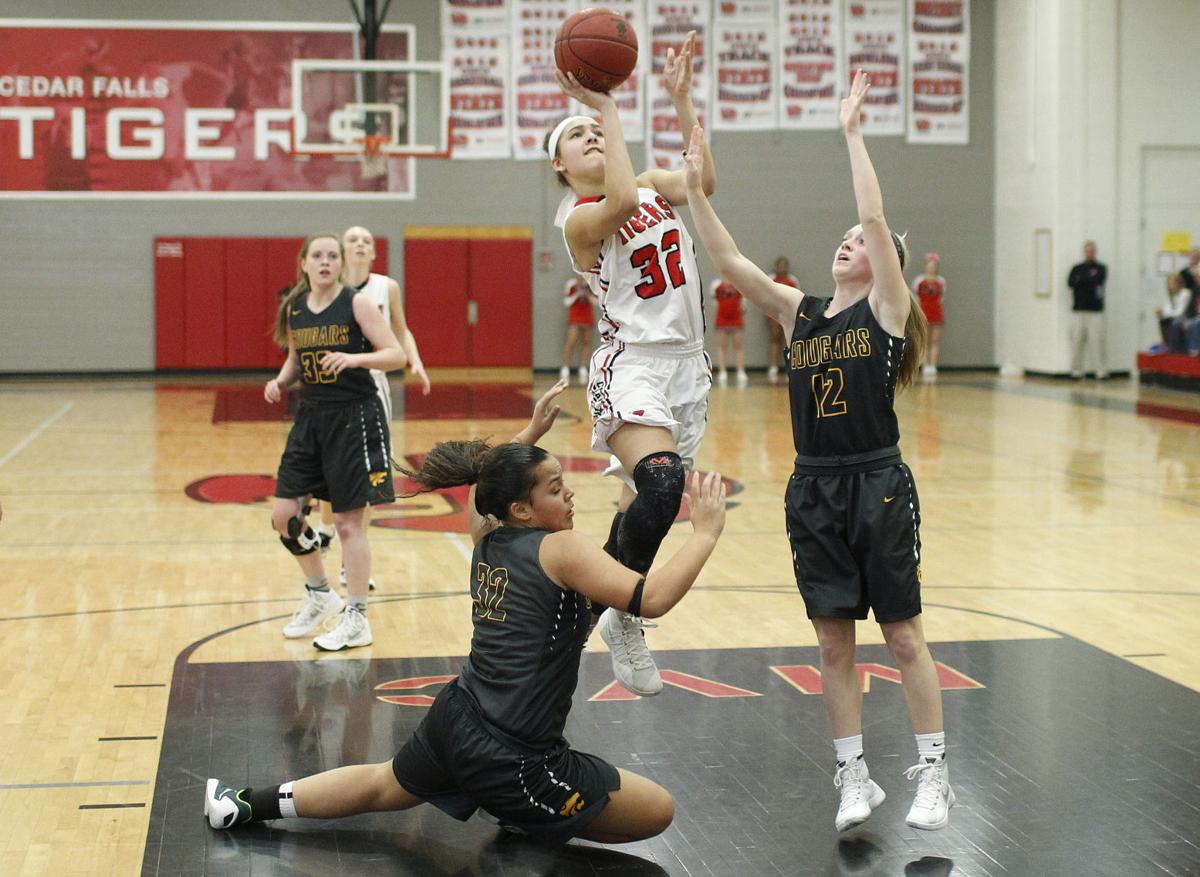 Prep Girls Basketball No 10 Cedar Falls Shuts Down No 1