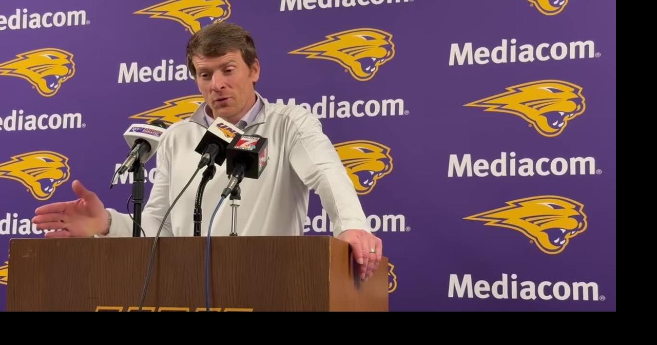 WATCH: Northern Iowa coach Todd Stepsis on Drake's Johnny Bright