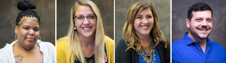 LaTotisha Holmes, Sarah Arnold, Tiffany Gonzales, Jubal Slone