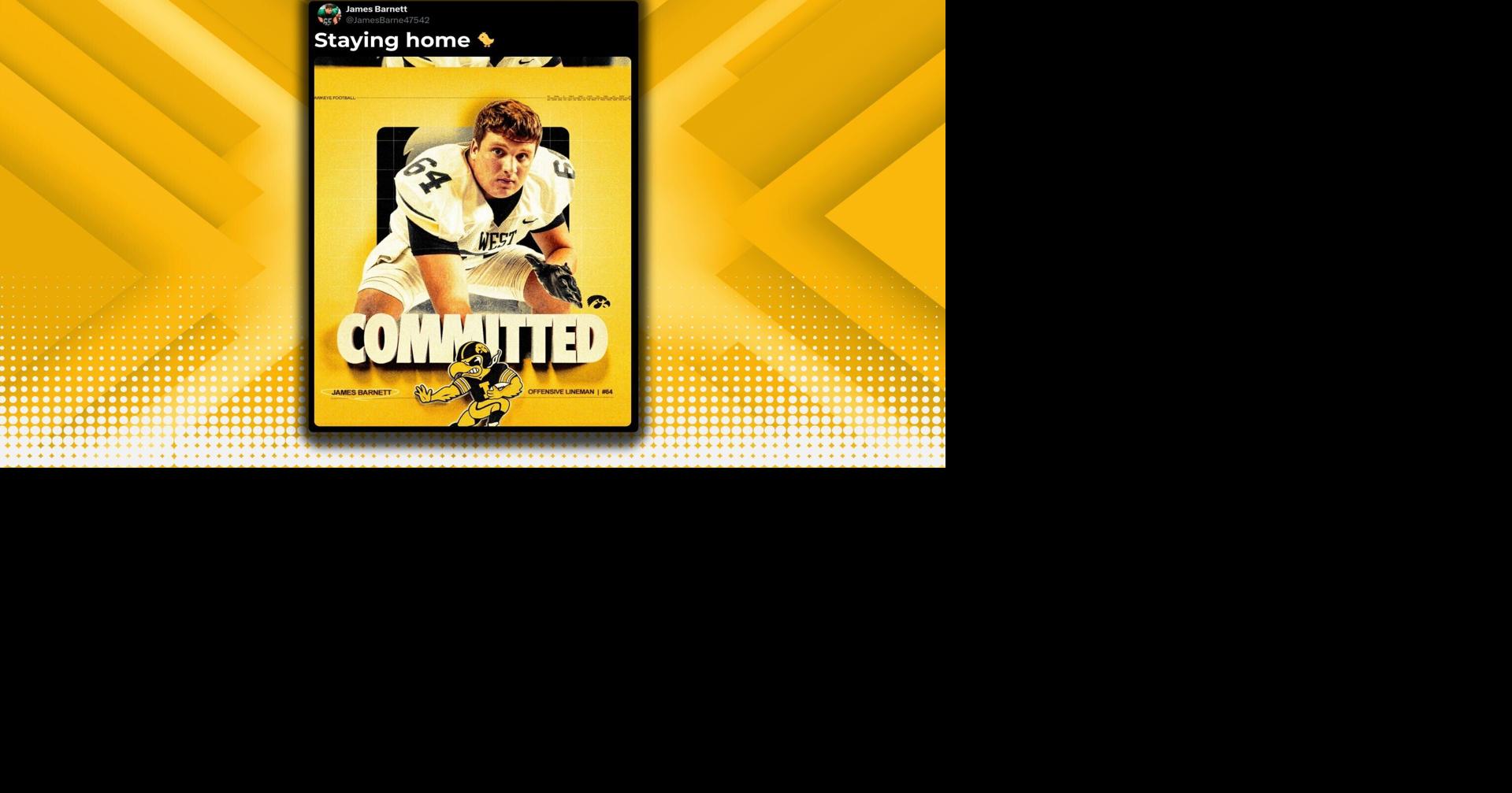Three-star offensive lineman, son of Iowa coach commits to Hawkeyes