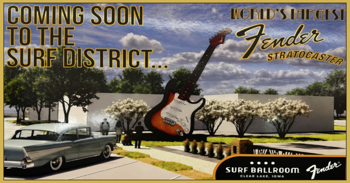 The World’s Largest Fender Stratocaster Is Coming to Clear Lake