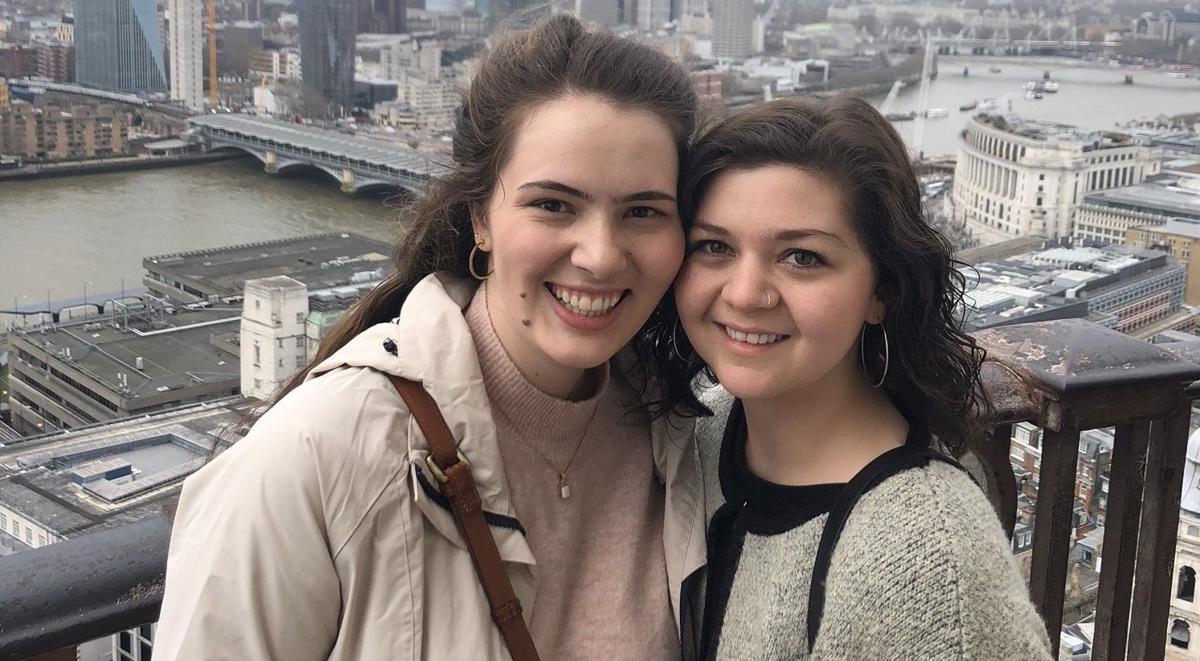 Victoria Downey and Elise Gangestad