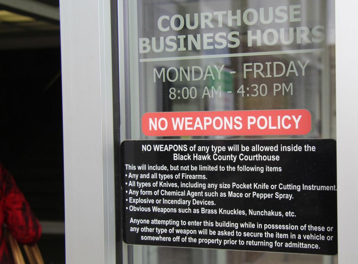 Black Hawk County keeps courthouse gun ban Political News