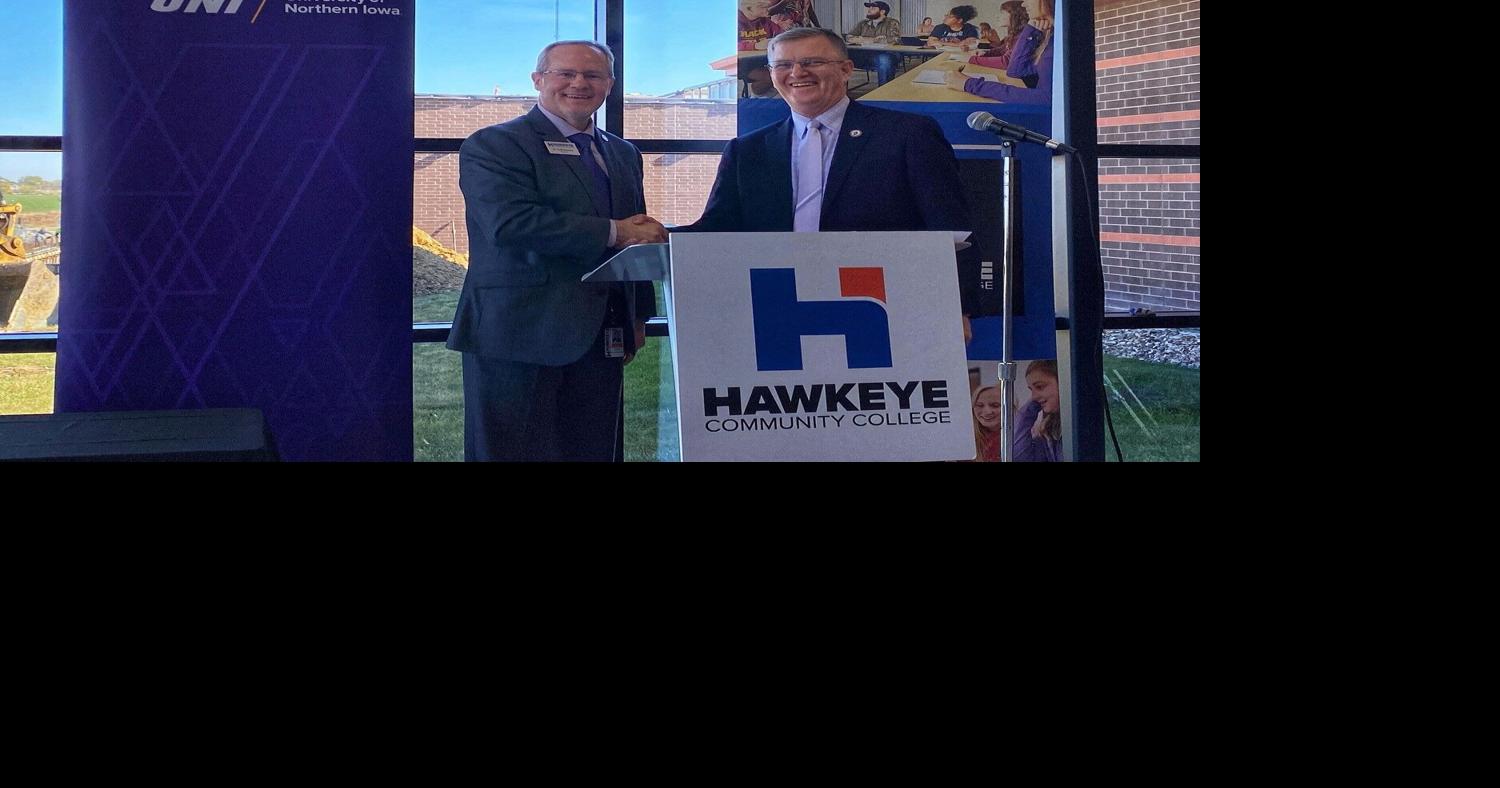 Hawkeye Comm College, U of Northern Iowa celebrate partnership for student success