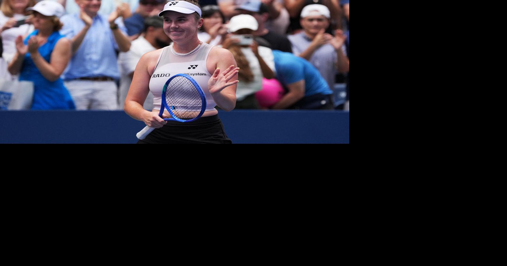 Linda Noskova advances at the U.S. Open with a round-of-16 win