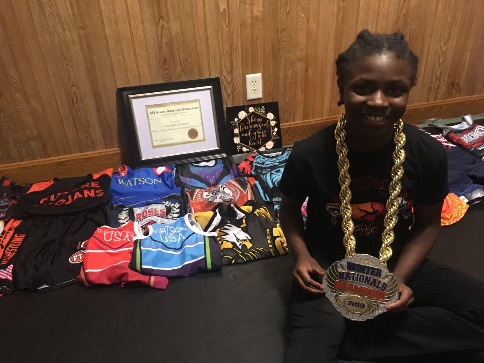 Waterloo Girl 10 Amassing National Wins In Wrestling Local