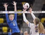 Gladbrook-Reinbeck vs Ankeny Christian championship state volleyball