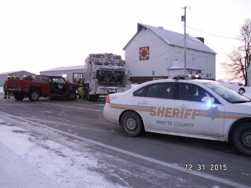 UPDATE: Two-vehicle crash in Fayette County sends four people to