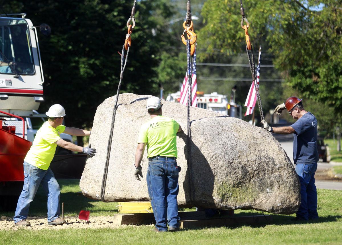 Freedom Rock arrives in Cedar Falls