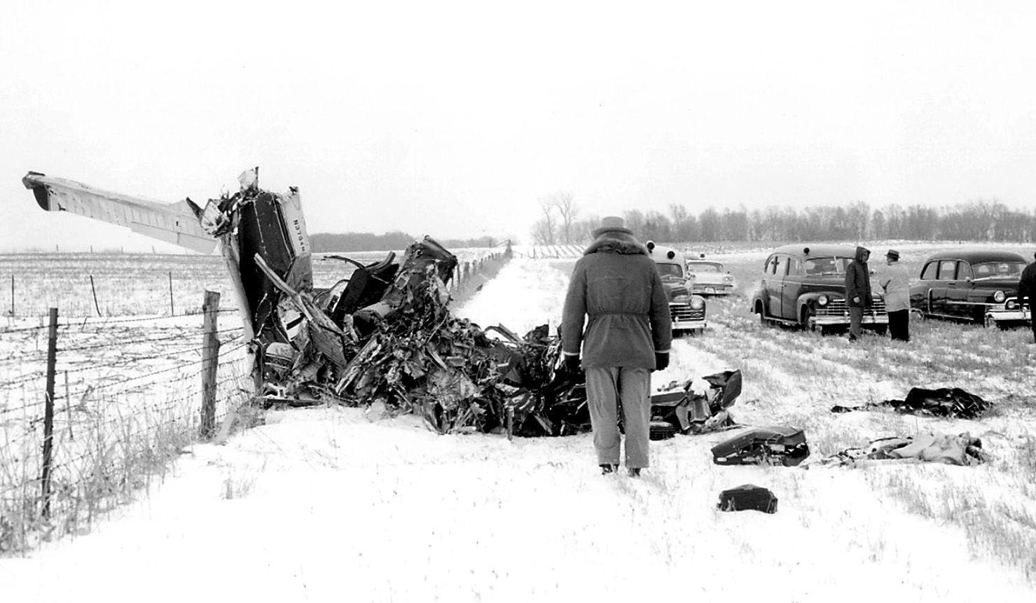 Photos Plane Crash That Killed Buddy Holly In Clear Lake Feb 3 1959