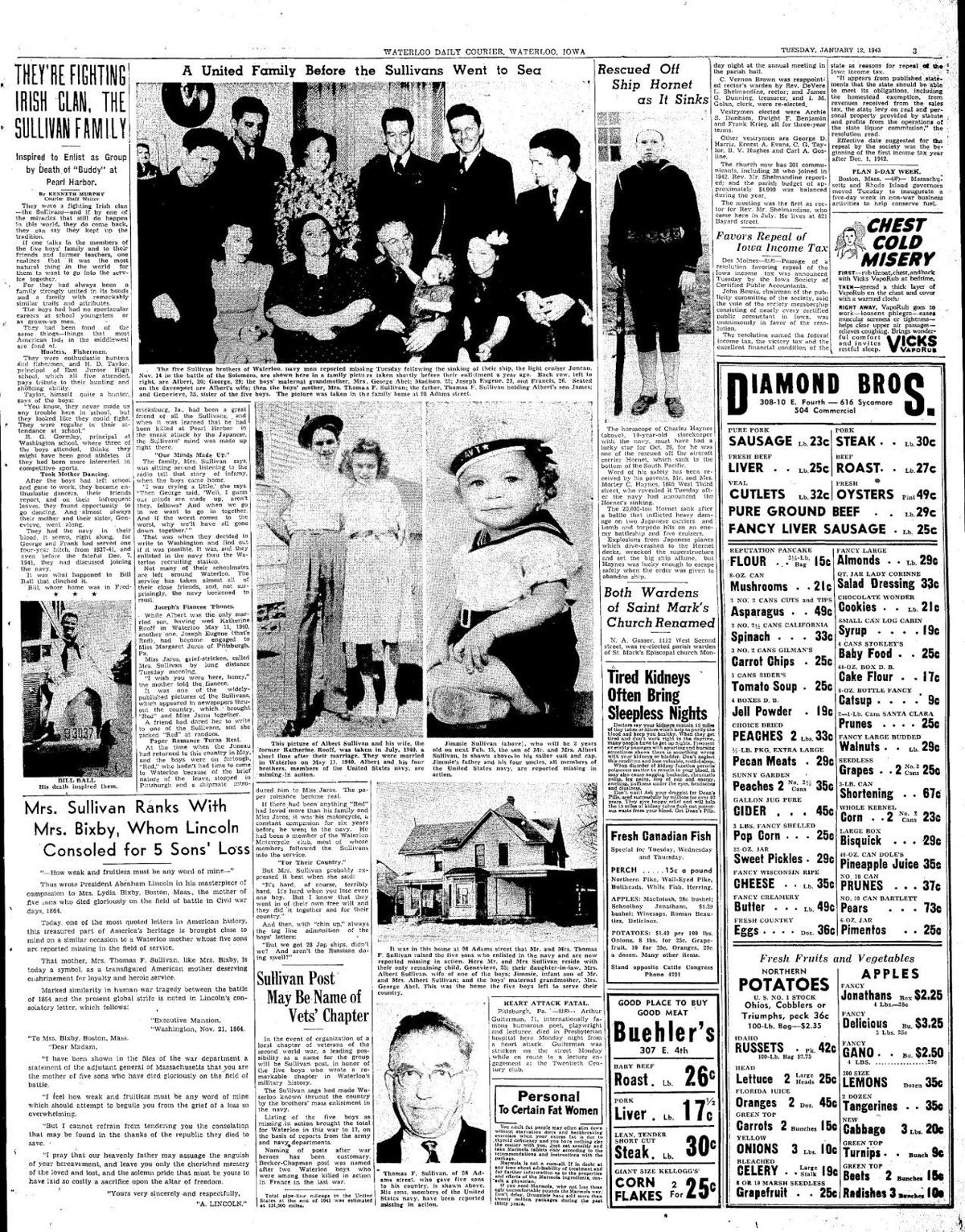 Courier Jan. 12, 1943
