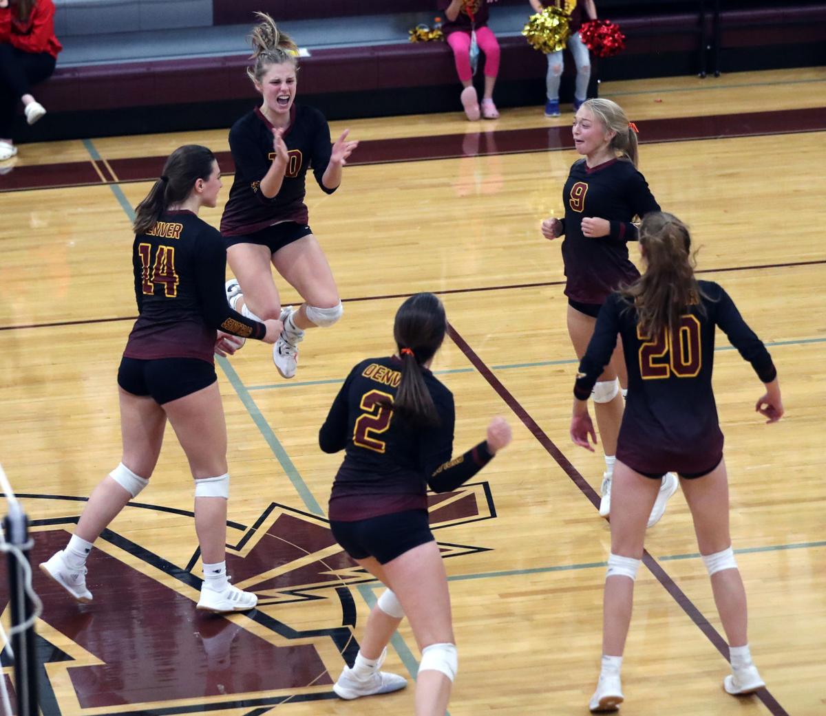 Regional volleyball Denver breaks through for first trip to state