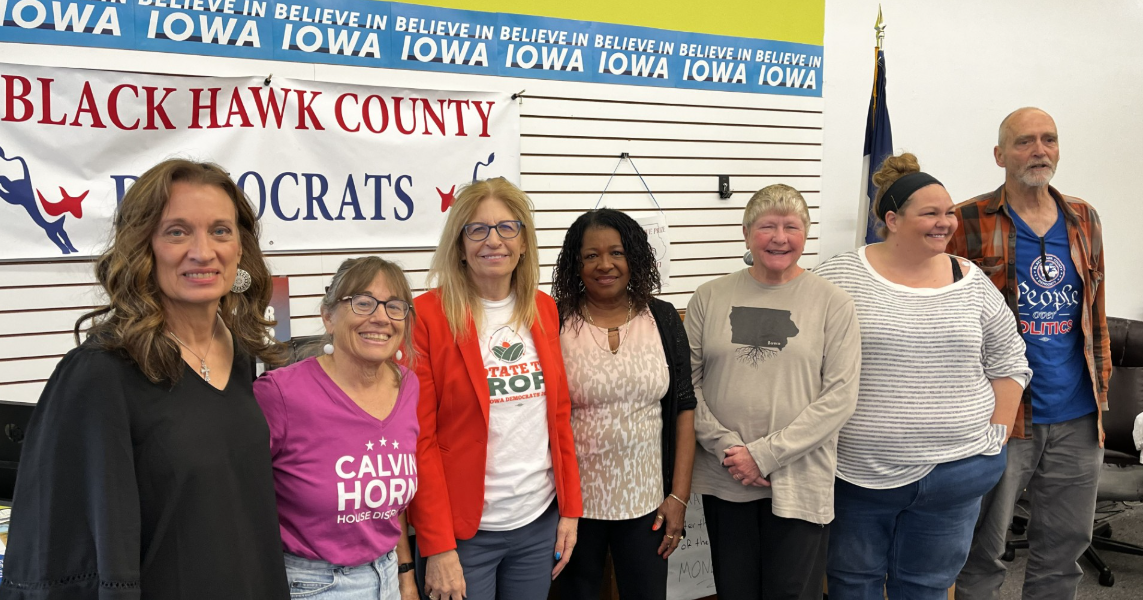 Vikki Brown awarded Lifetime Achievement Award from Iowa Democratic Party