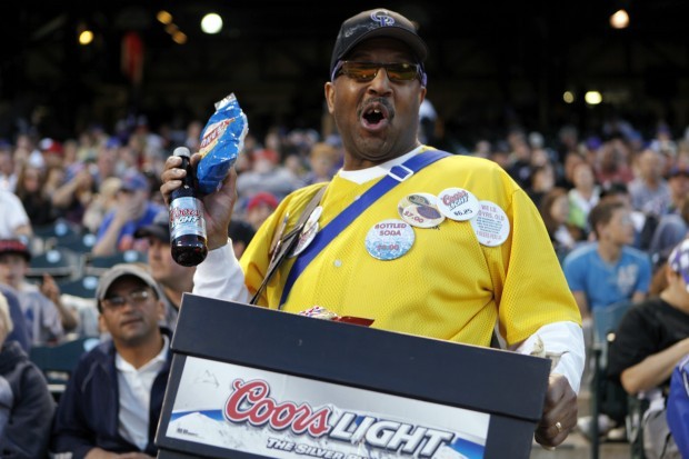 baseball beer vendor