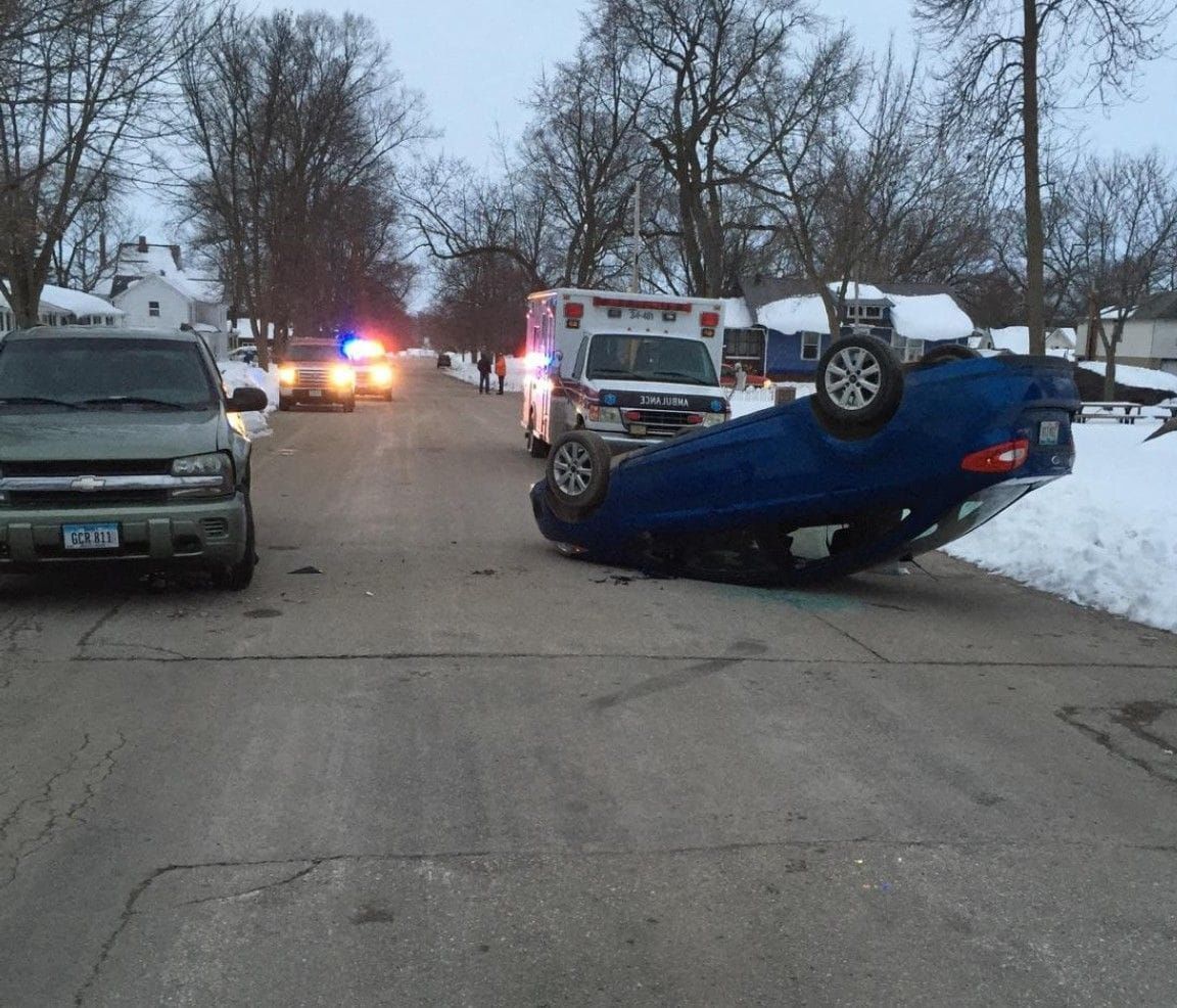 UPDATE Nora Springs woman rolled her vehicle avoiding dog