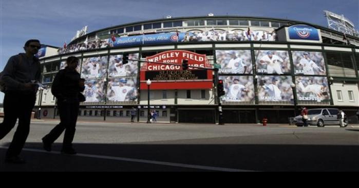 File:Wrigley Rooftops beyond left field at Wrigley Field (cropped