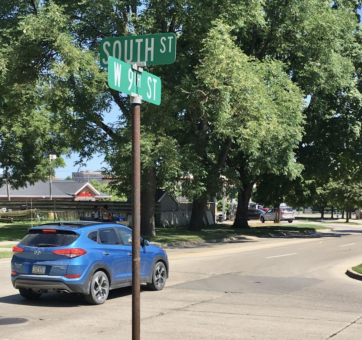 West Ninth and South Street Roundabout
