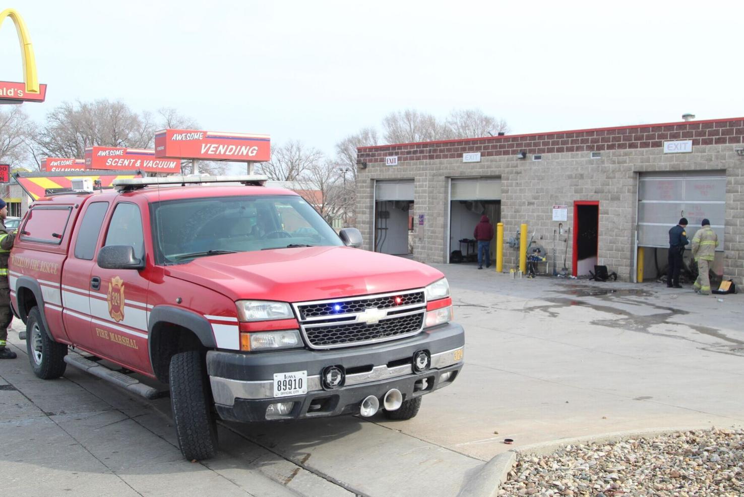 Fire under investigation at Waterloo car wash Crime and Fire under investigation at Waterloo car wash Crime and