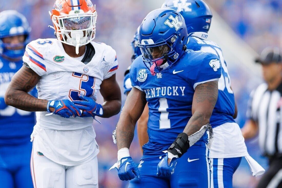 Kentucky cruises by No. 22 Florida as Wildcats RB Ray Davis joins