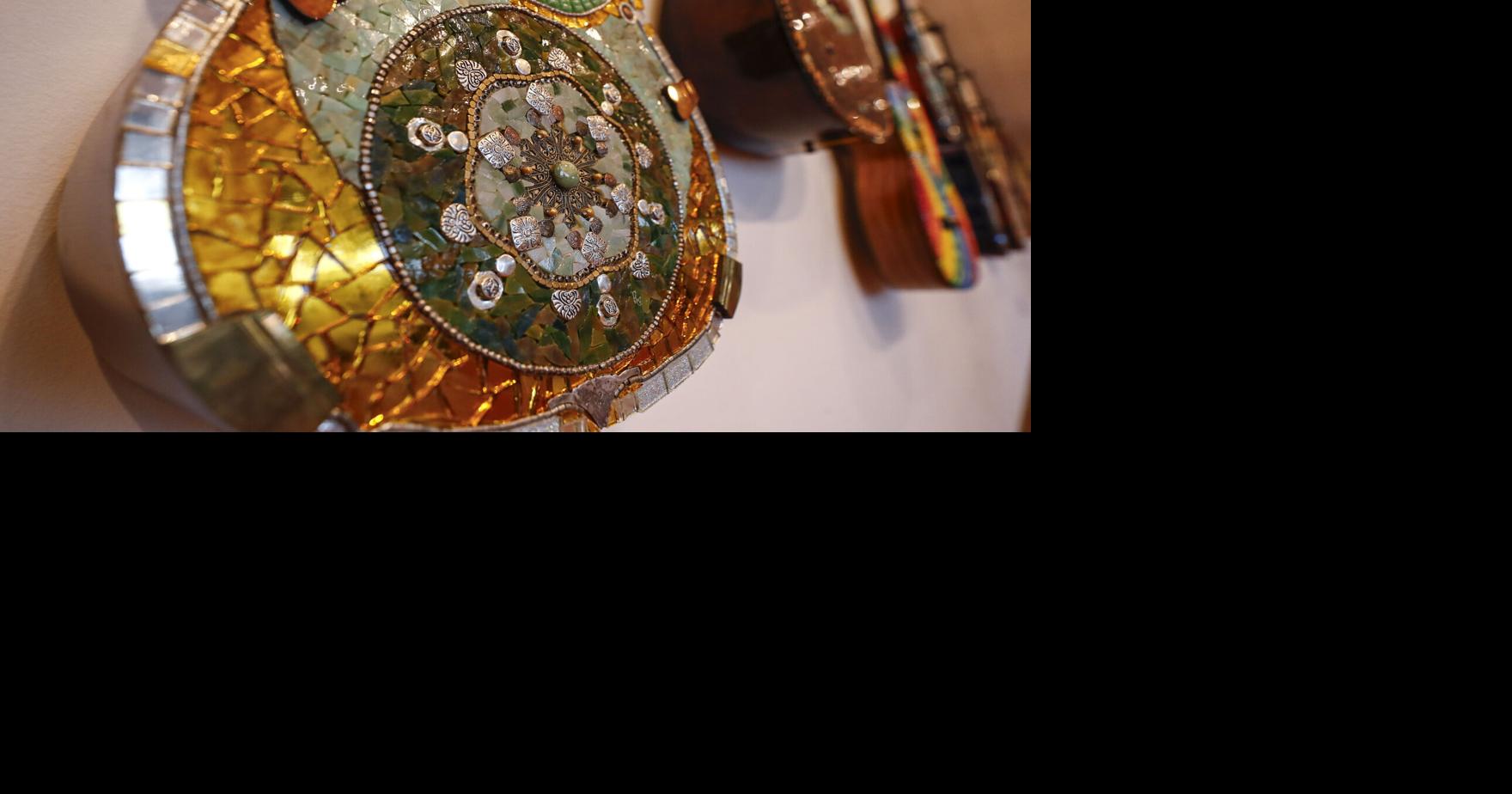 Artist Renee Wilkie strikes chord w mosaic “GuiART” at Waterloo Center for the Arts