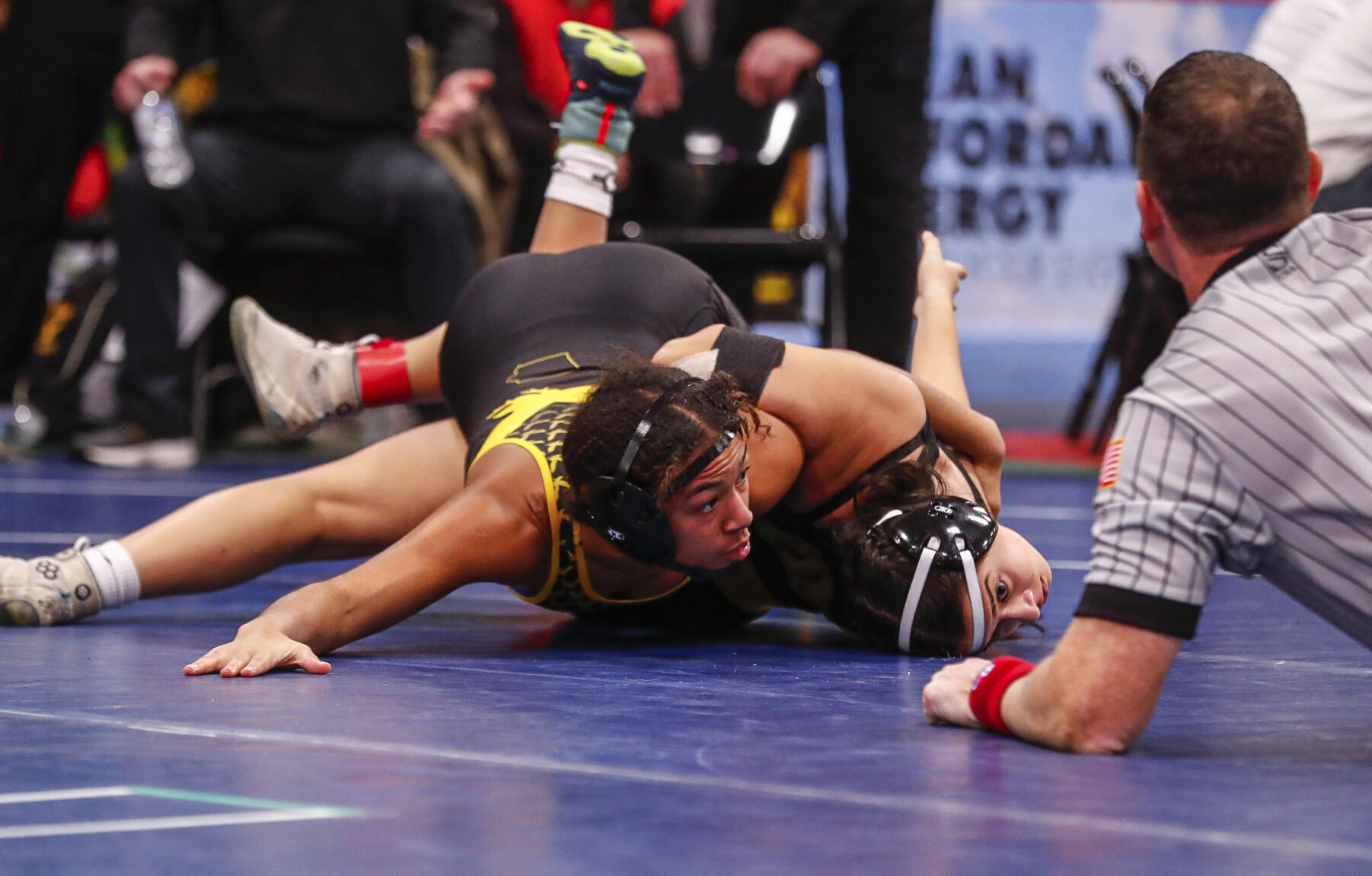 Kiara putting her own stamp on the Djoumessi wrestling name