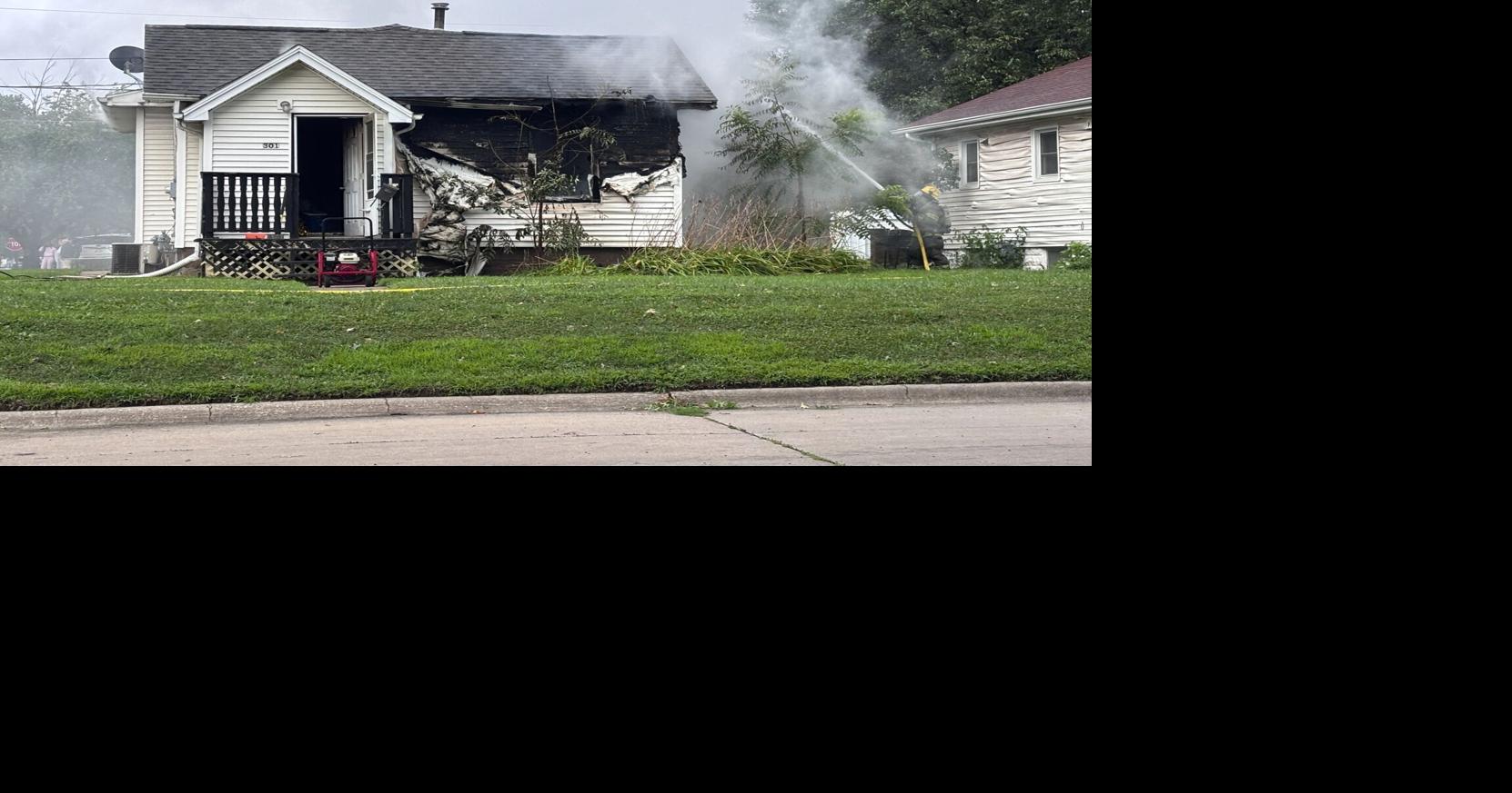 One person rescued from Harwood Avenue house fire Saturday morning