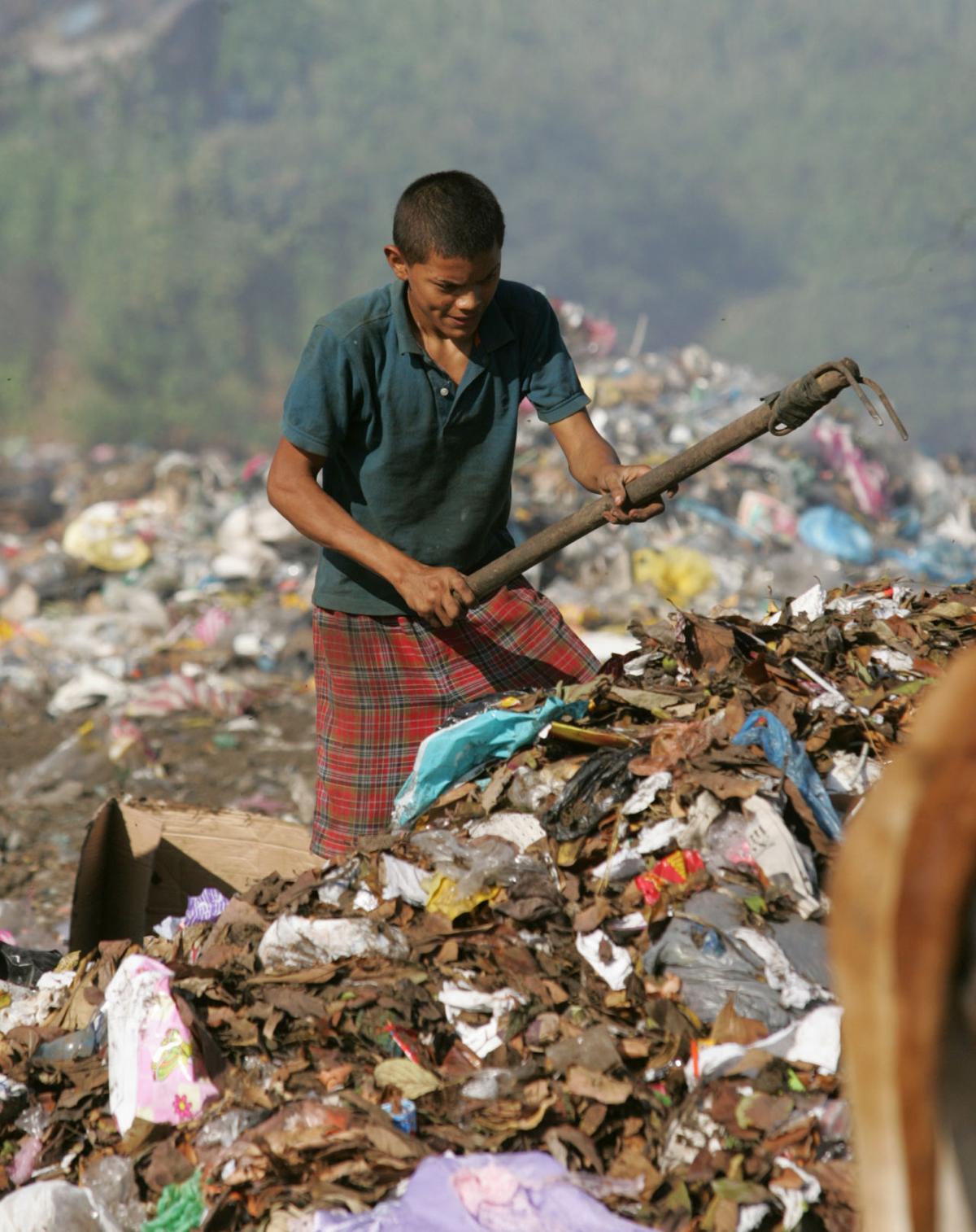 Residents of Chinandega, Nicaragua, scrape their living from garbage