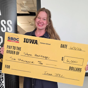 North Iowa Entrepreneur Wins Third Place at the 2026 Venture School Statewide Launch Day Competition
