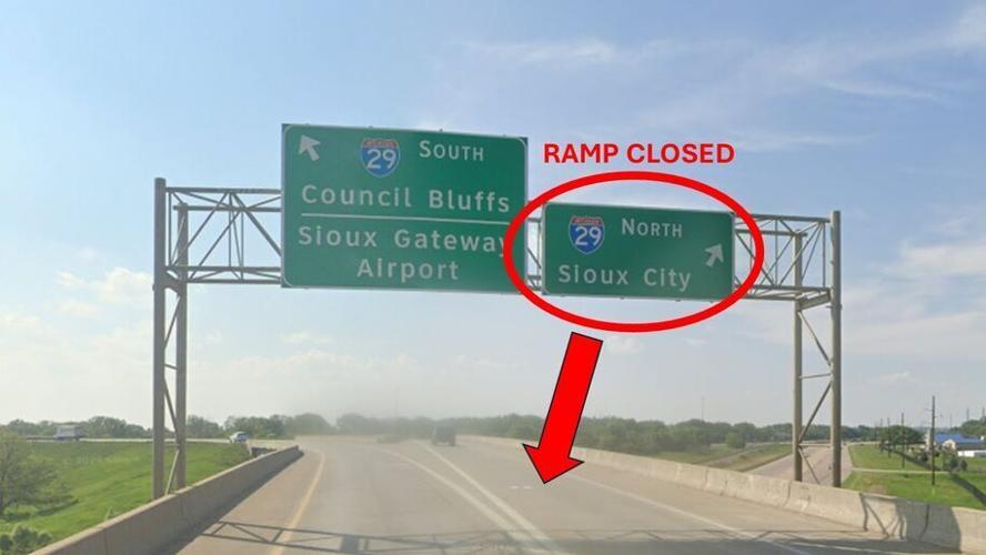 Westbound U.S. 20/U.S. 75 on-ramp to southbound I-29 opens Friday, Sept. 25