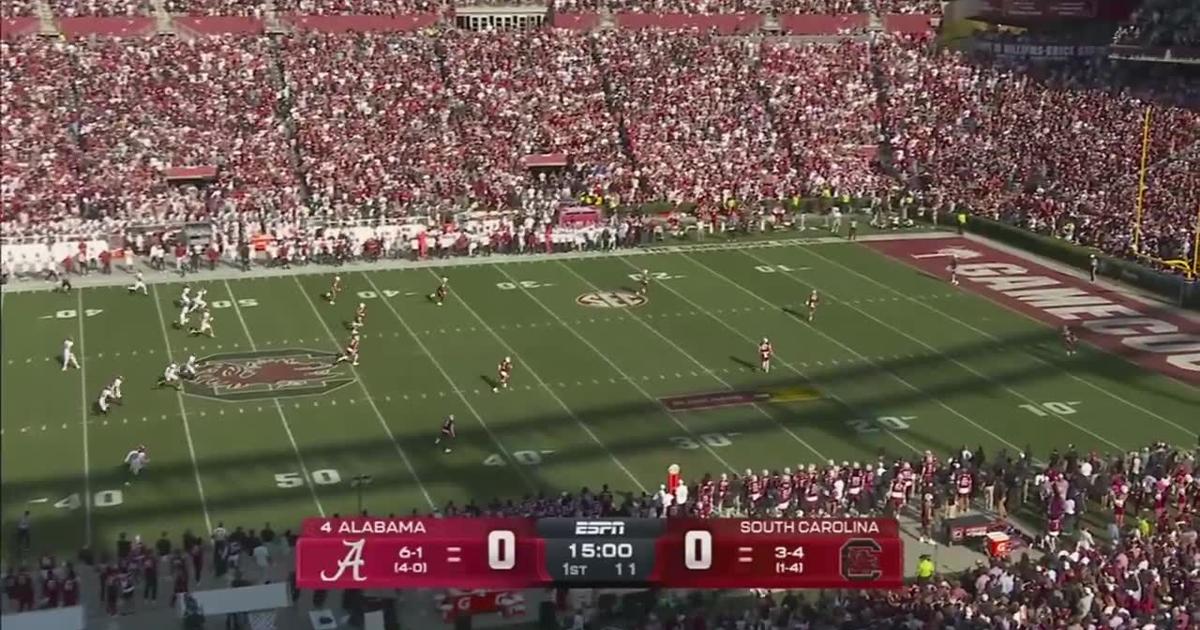 HIGHLIGHTS: Alabama survives trip to South Carolina 29-22