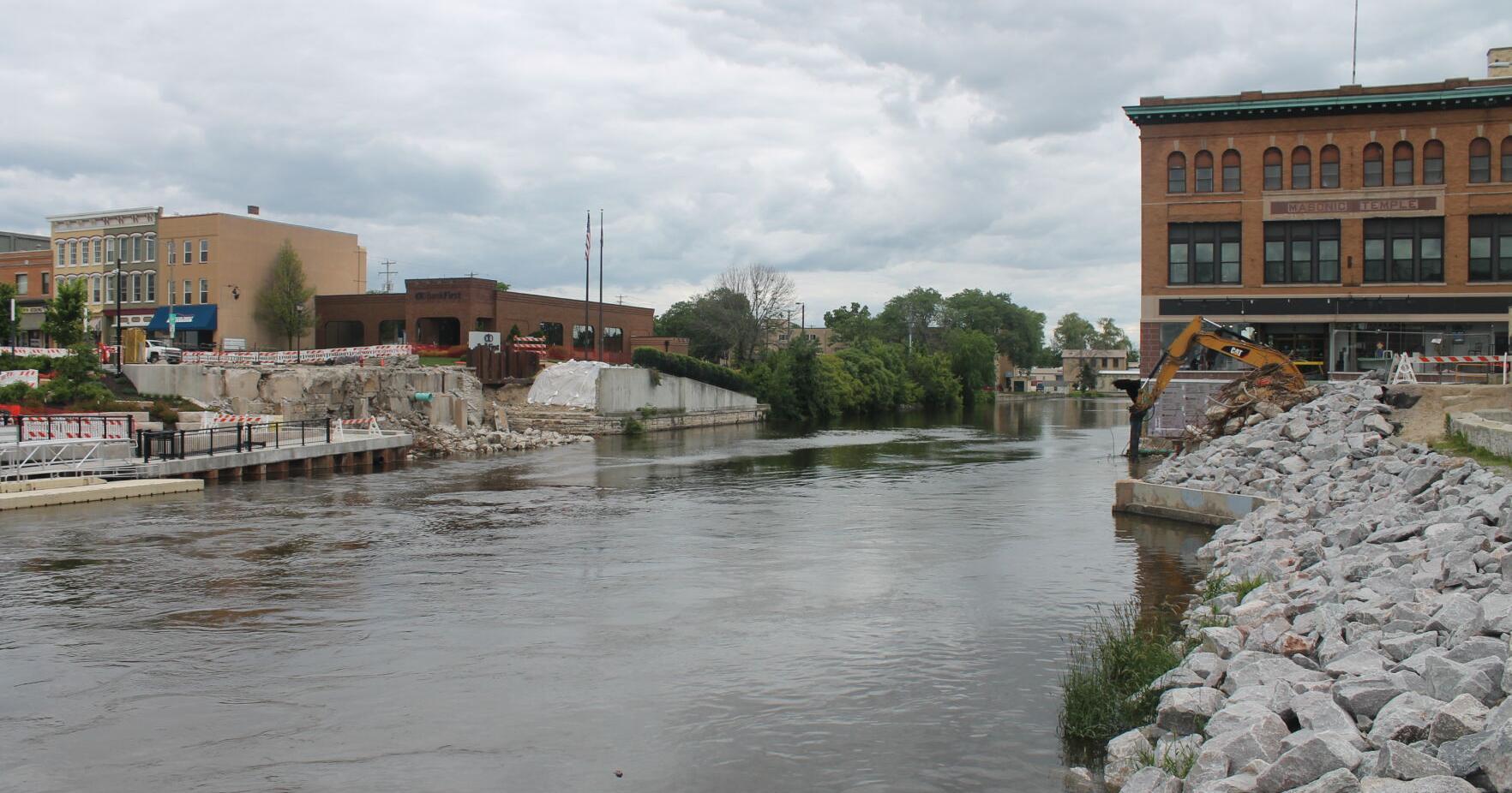 Rock River views - now featuring no Main Street Bridge - Vimarsana News