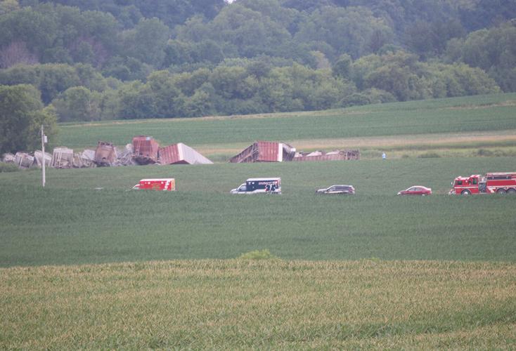 Train derails in Reeseville; no injuries or hazardous materials spilled