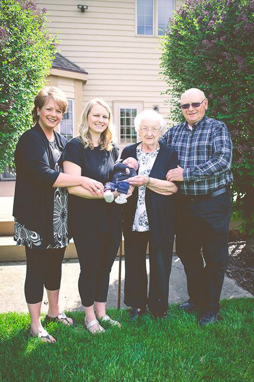 Five generations