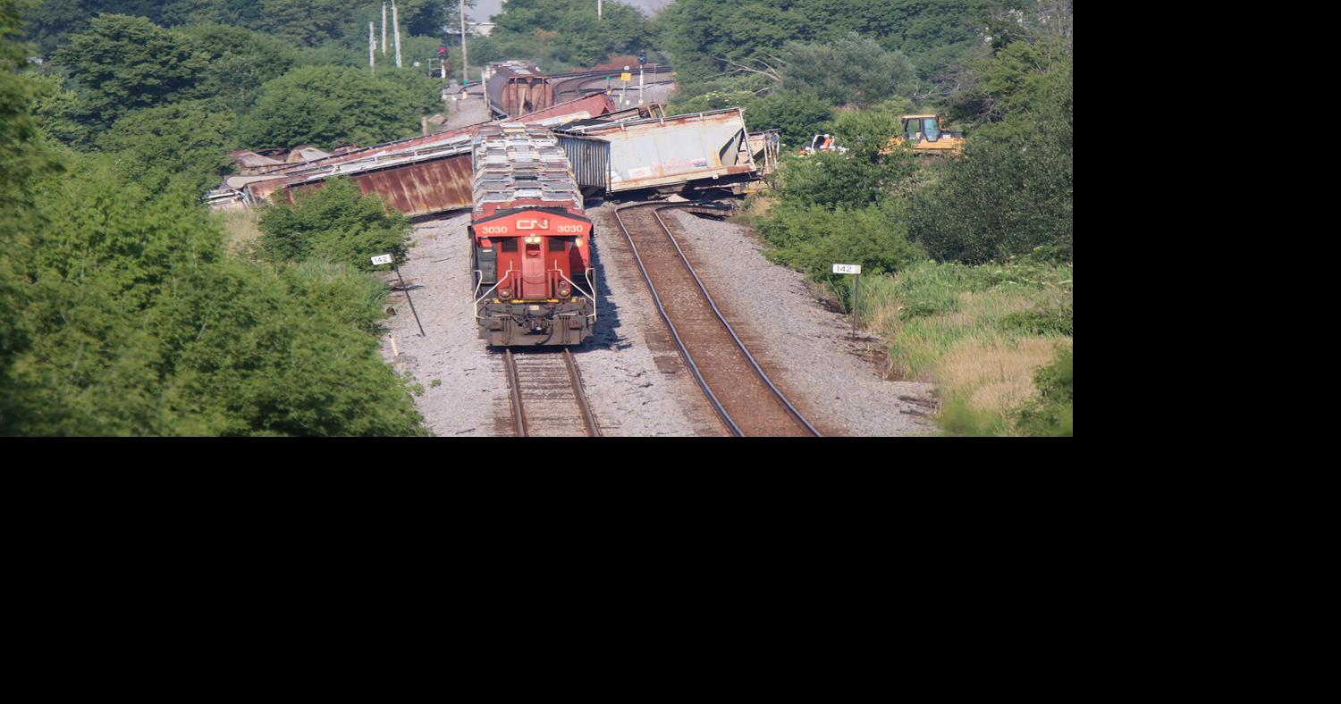 Train derailment in Reeseville; no injuries, spills from the incident