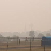 Hazy days of summer; Wildfire smoke blankets Watertown