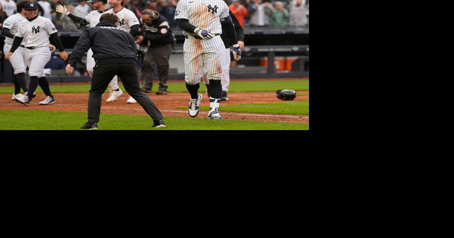 Aaron Judge stops 11-game homerless drought, 2-run walk-off homer in 9th lifts Yankees over Rays 2-0