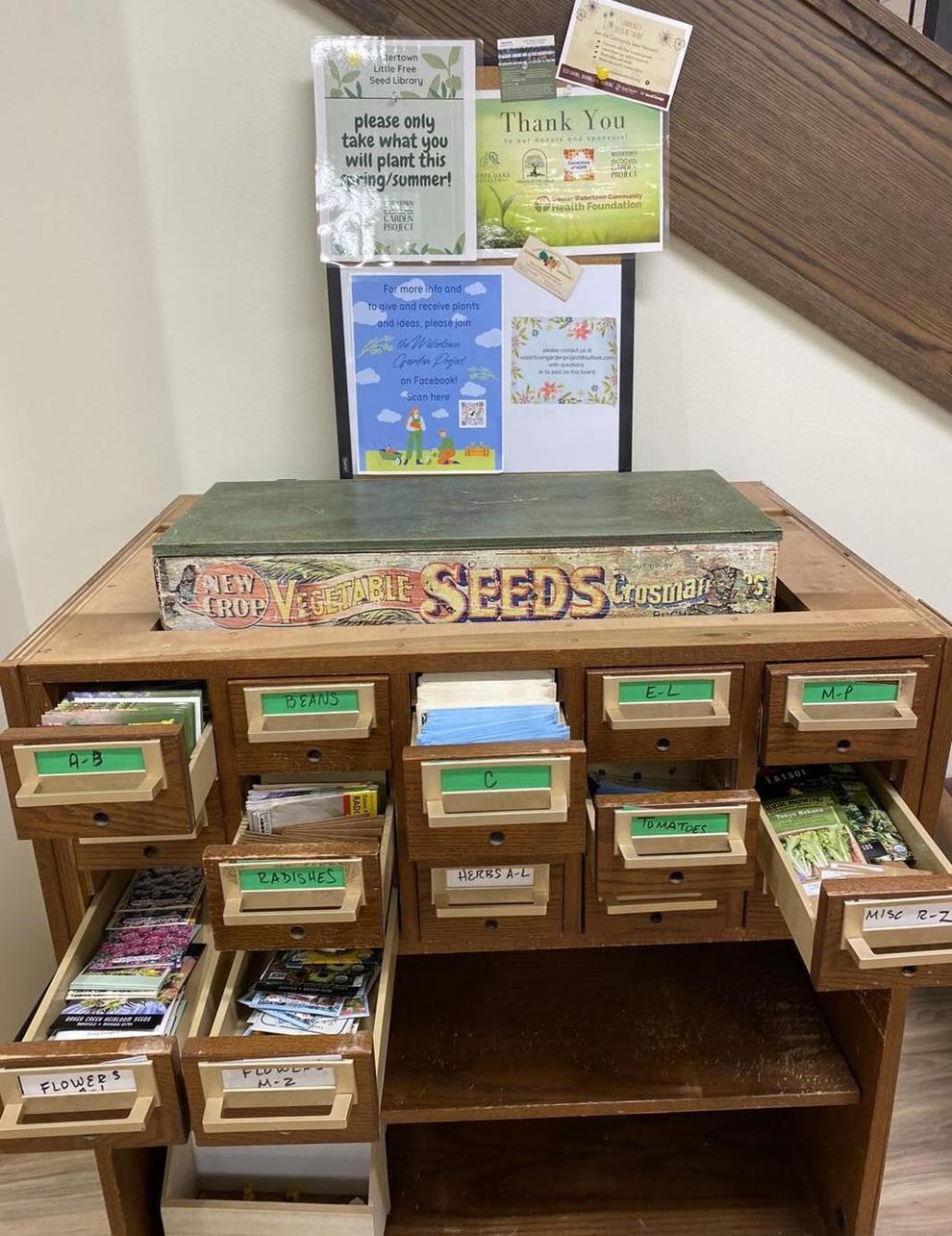 The Little Free Seed Library opens for 2023 season