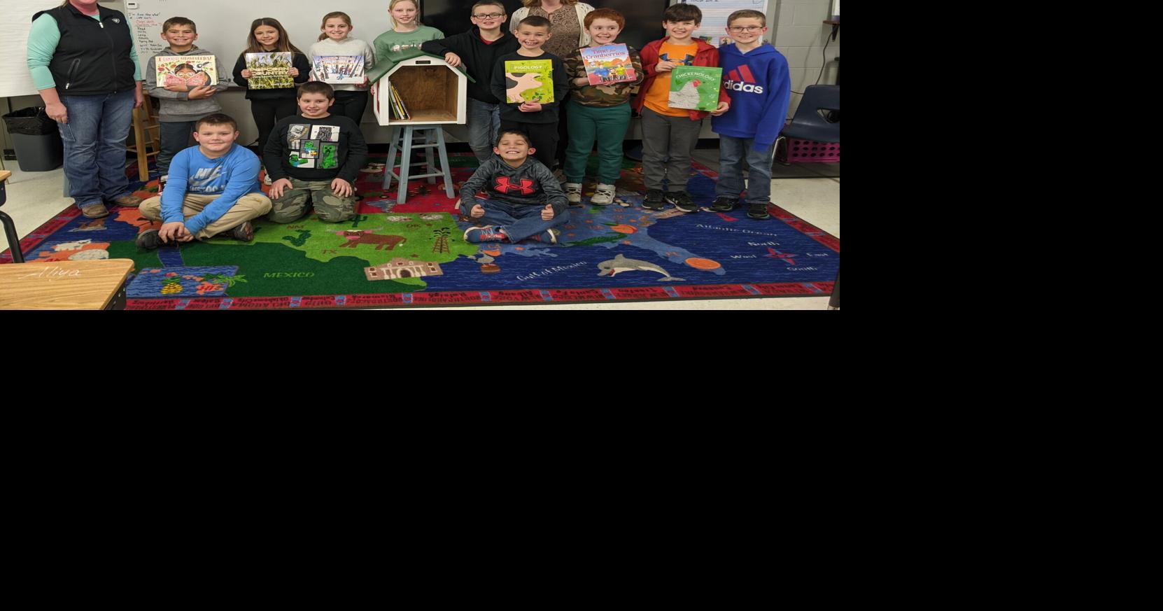 ster school uses Dairy Promotion grant for agriculture library