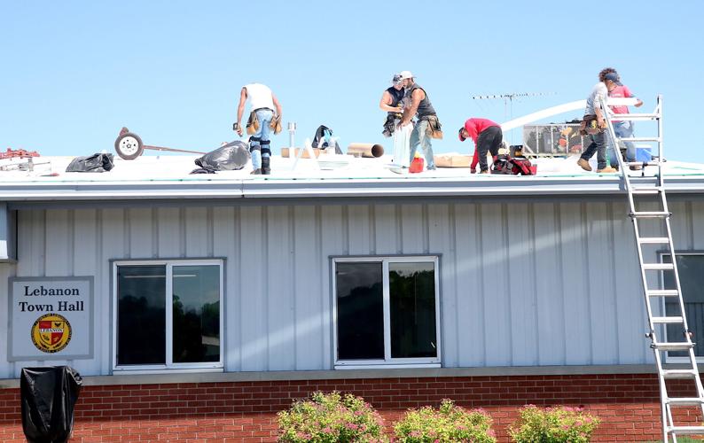 Lebanon Town Hall receives roof repairs Local News wdtimes com