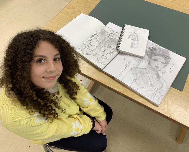 Schurz Elementary student recognized for art talent