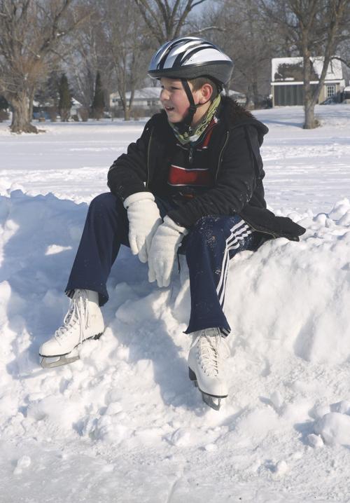 Ice skating